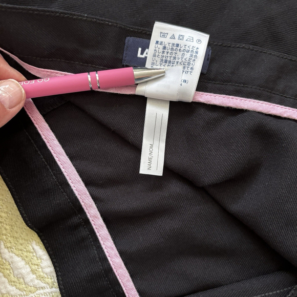 Lands' End Black A Line Skirt Women's Size 8 - Picture 12 of 13